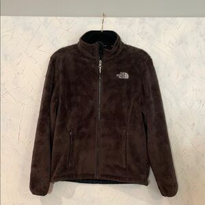 The North Face Brown Performance Jacket Fleece Full-Zip